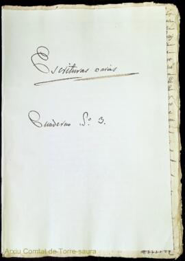 Escrituras varias