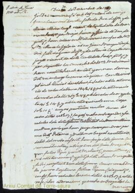 Spolit de Juan Masquida ab Juana Casasnovas als 30 Desembre 1809