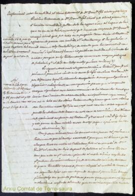 Reflexiones sobre la nulidad del ultimo testamento de Dn. Bernardo Joseph Olives y de Olives / Do...