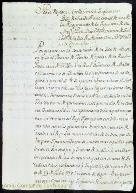 Sobre Pleytos y Apellaciones á Inglaterra